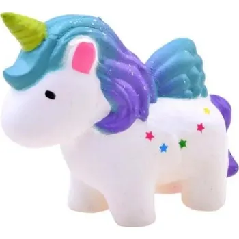 Antistresová penová hračka - barevný jednorožec