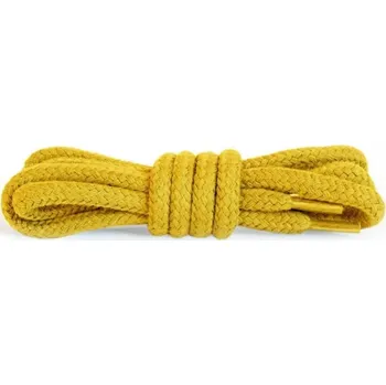 Vložka do bot Hrubé kulaté žluté bavlněné šňůrky do bot 150cm
