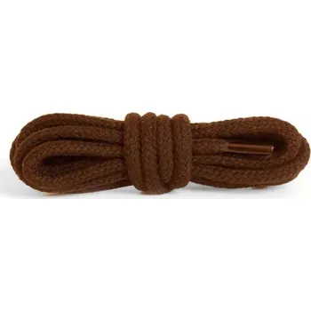 Vložka do bot Hrubé kulaté hnědé bavlněné šňůrky do bot 90cm
