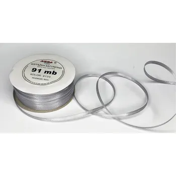 Stuha Stuha saténová jednolící, WS8139, šíře 3 mm / balení 91 m