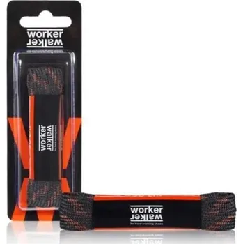 Tkaničky do bot Ploché profesionální polyesterové šňůrky do pracovní obuvi 150cm, černo hnědé