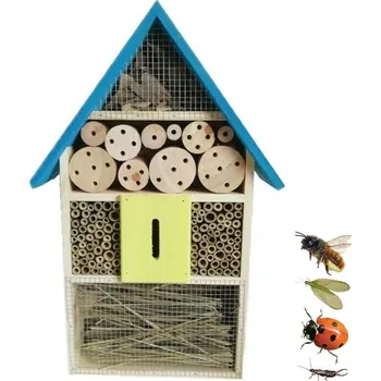 Hmyzí hotel Domeček, hotel pro hmyz - modrý