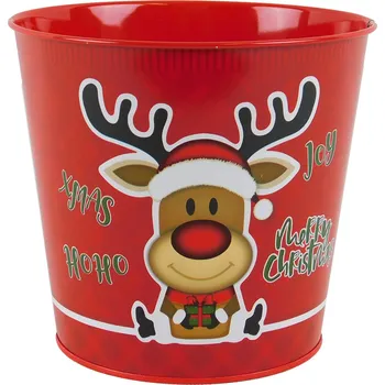 Vánoce PROHOME - Kbelík 15x13,5cm vánoční
