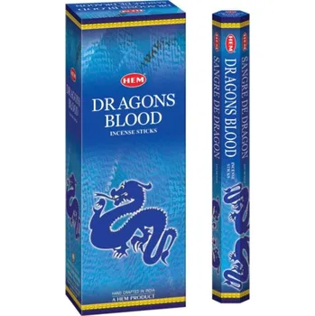 Vonná tyčinka Vonné tyčinky Hem Dragons Blood modré, 20ks