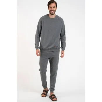 Pánský overall Pánský domácí komplet Italian Fashion Hektor - bavlna Šedá L