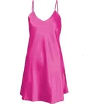 Noční košilka Dkaren Karen - saténová Tmavě růžová XL