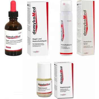 Péče o nohy DemykoMed Set max 3 výrobky roztok, sprej a olejček