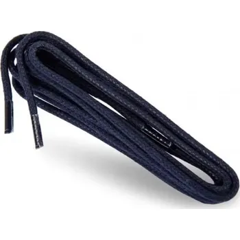 Tkaničky do bot Kulaté modré voskované šňůrky do bot 75cm