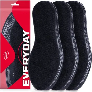 Vložka do bot Sada 3 párů protipotních zimních vložek do bot z fleece 32-46, ColdFit, EU (32-46)