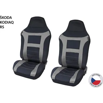 Potah sedadla Cappa Autopotahy Perfetto EL Škoda Kodiaq RS šedá 2 ks
