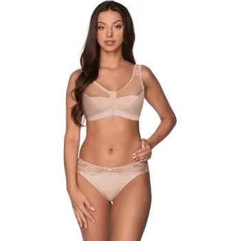 Podprsenka Nevyztužená podprsenka Gaia 1163 Rachela - bez kostice Béžová 100J