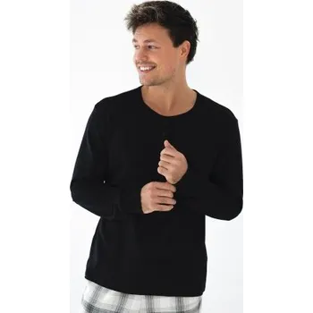 Pánské pyžamo Pánské pyžamo Sensis Charles Krémovo-šedá XL