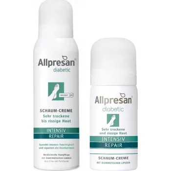 Péče o nohy Allpresan® Regenerační pěna pro diabetiky, Diabetic Intensiv &amp; Repair, Sada 125 + 35 ml