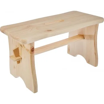 Stolička Dřevěná stolička, Wooden Stool II, 38 x 21 x 18,5 cm