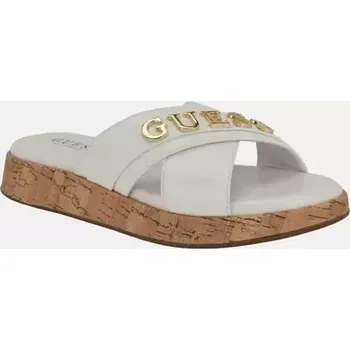 Dámské žabky GUESS dámské pantofle Ilay bílé 36,5