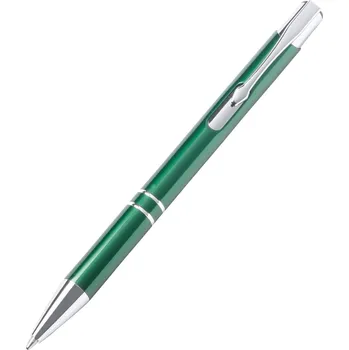 Hliníkové kuličkové pero TUCSON, zelená