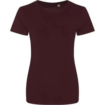 Ecologie Cascades Organic Women's Tee, červená (Maroon)