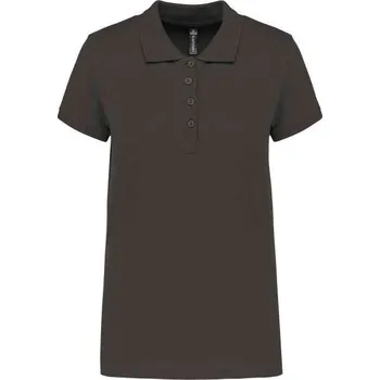 Dámské tričko Kariban Ladies’ Short-sleeved PiquÉ Polo Shirt, šedá (Charcoal)