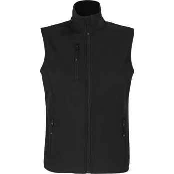 Pánská softshellová bunda Sol's Falcon Bw Women - Softshell Bodywarmer, černá (Black)