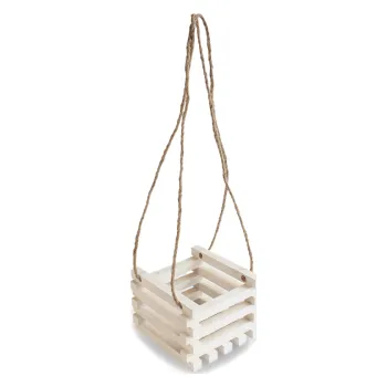 Květináč BonPos Balkonový květináč Dub - bílý 200x200 mm 27 cm bílá