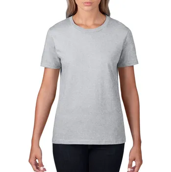 Gildan Premium Cotton® Ladies' T-shirt, šedá (Sport Grey)