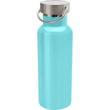 Láhev Láhev na vodu z recyklované nerezové oceli s certifikací RCS o objemu 500 ml Thor, tyrkysová