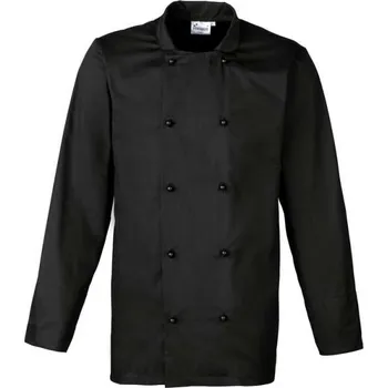 Gastro oděv Premier ‘cuisine' Long Sleeve Chef’s Jacket, černá (Black)