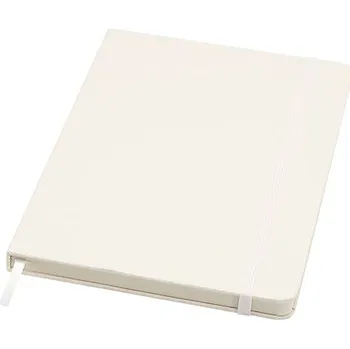 Zápisník Bass zápisník formátu A5 z recyklovaného materiálu s linkovanými stránkami, bílá
