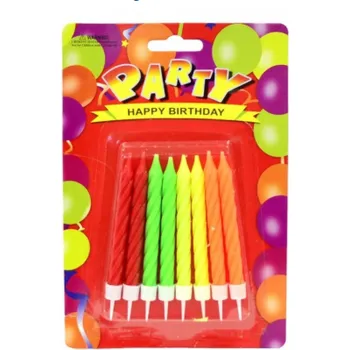 Dortová svíčka Jula Svíčky dortová 8+8ks stojánek PK106-4