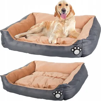 Pelíšek pro psa Pelíšek pro psy a kočky, šedý, 70 x 58 cm