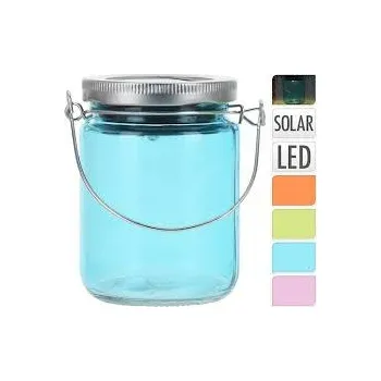 Dóza na potraviny Solar dóza sklo 7x9cm různé barvy