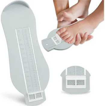 Vložka do bot Měřidlo na měření dětské nohy při výběru bot, šedé