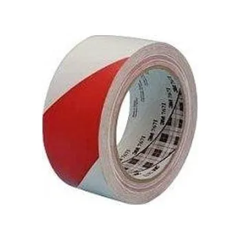 Lepicí páska páska 70x200 označovací červeno-bílá