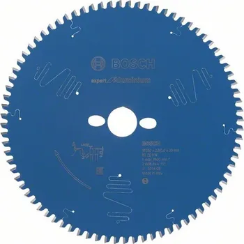 Pilový kotouč BOSCH Pilový kotouc Expert for Aluminium 250 x 30 x 2,8 mm, 80