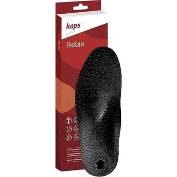 Ortopedické kožené vložky do bot RELAX black 42
