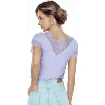 Dámská halenka Halenka Eldar Trinity - viskóza Fialová L