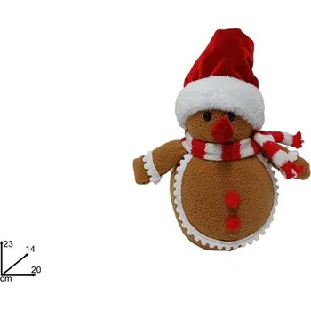 Vánoční dekorace PROHOME - Sněhulák 23cm