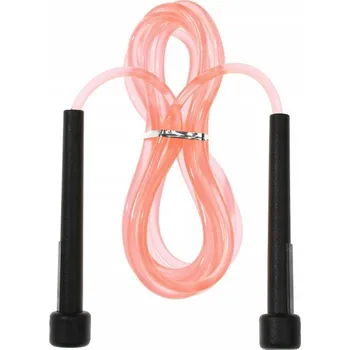 Švihadlo Nastavitelné fitness švihadlo 280 cm, růžové