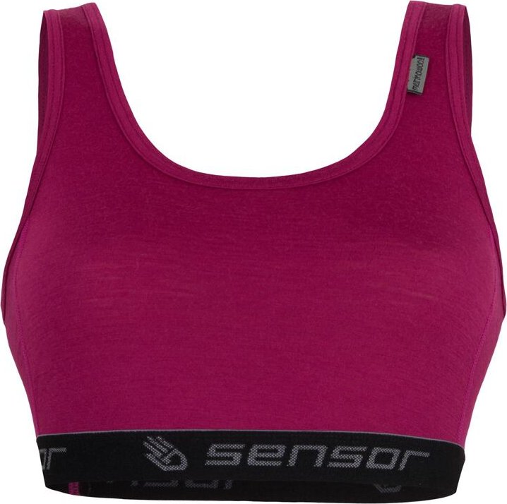 SENSOR MERINO ACTIVE dámská podprsenka lilla velikost L