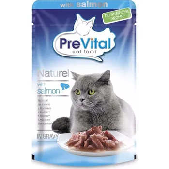 Krmivo pro kočku PreVital Naturel losos, kapsa 85 g