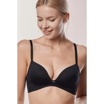 Podprsenka Push-up podprsenka Nipplex Amelie - bez kostice Černá 65F