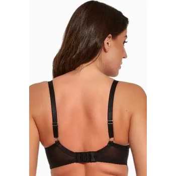Podprsenka Nevyztužená podprsenka Gaia 1255 Flora Černá 75E