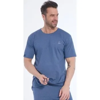 Pánské pyžamo Pánské pyžamo Cornette Lofoten - bavlna Modrá 2XL