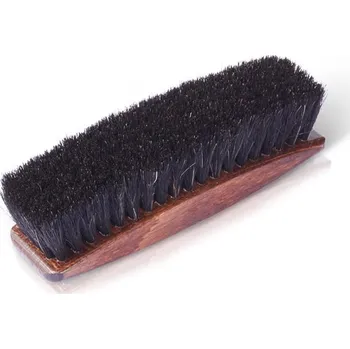 Mycí kartáč na vozidlo Leštící kartáč s koňskou žíní na obuv 16 cm