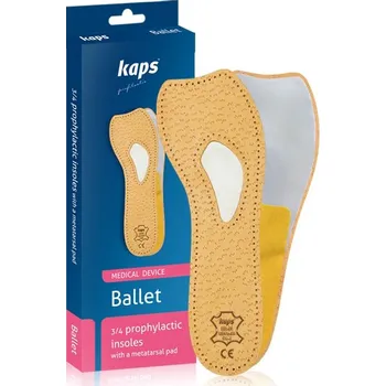 Vložka do bot Ortopedické dámské 3/4 vložky do bot Ballet 39