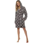 Dámský župan LaL 9135 DS Šedo-tmavěšedá L