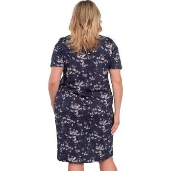 Dámské noční prádlo Noční košile Italian Fashion Evita - balna Tmavě modrá 2XL