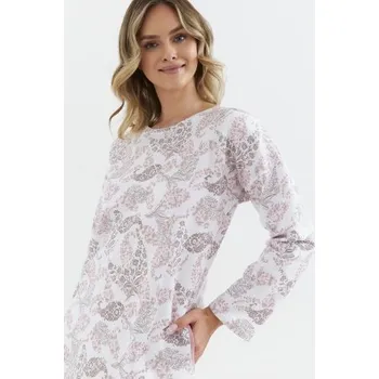 Dámská noční košile Teplá noční košile CANA CAN-429 - bavlna Starorůžová L