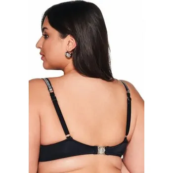 Dámské plavky Nevyztužený horní díl plavek Ava Lingerie SK-225 Černá 75H