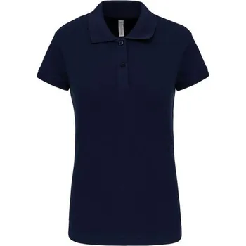 Dámské tričko Kariban Brooke - Ladies' Short-sleeved Polo Shirt, modrá (Navy)